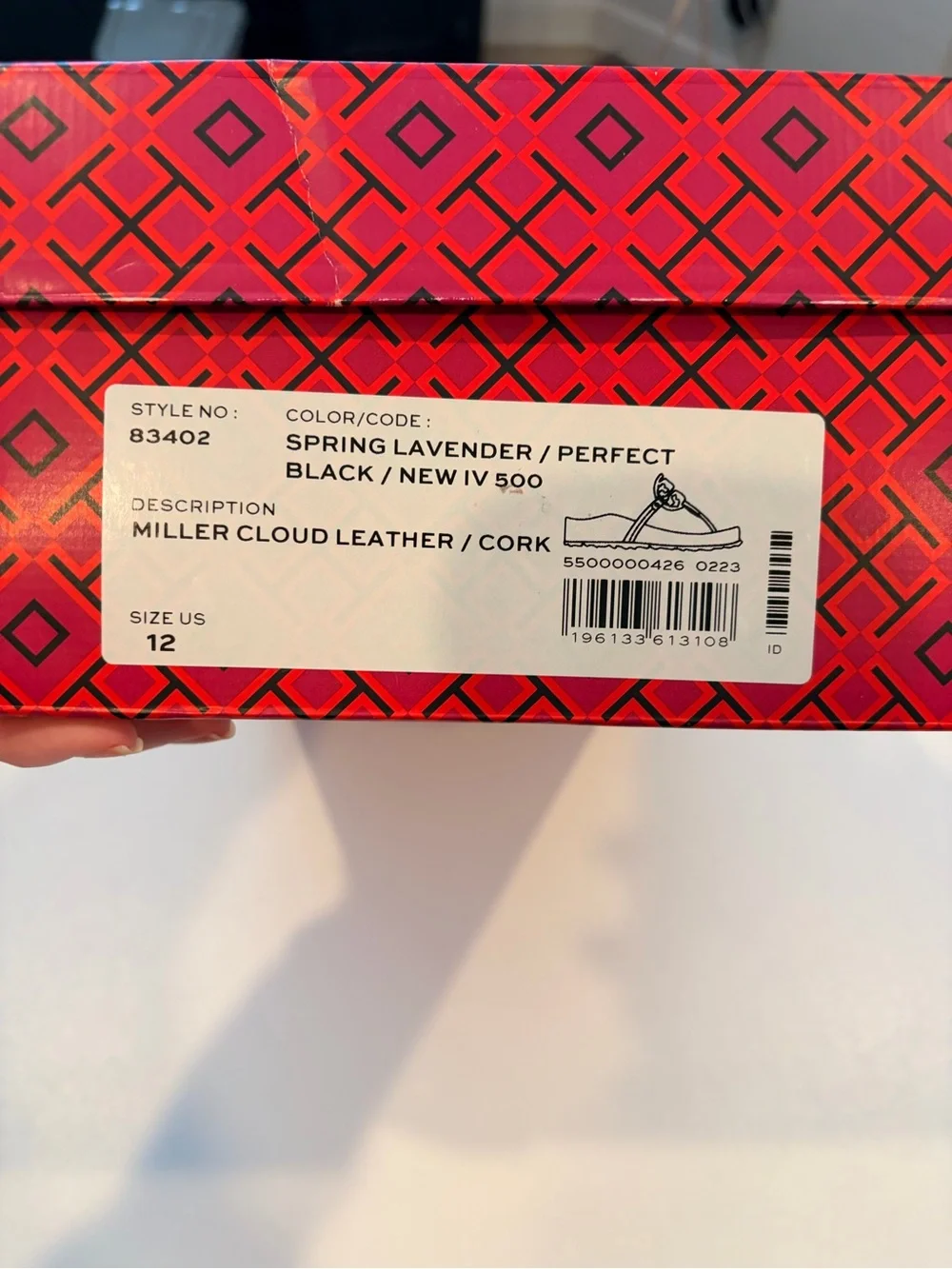 Tory Burch Miller Cloud Sandals sz 12
